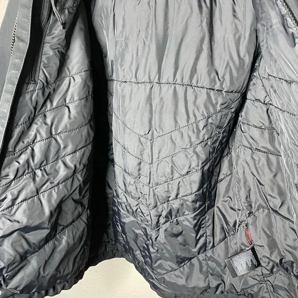 THE NORTH FACE WOMEN PRIMALOFT JACKET SIZE Medium black With Removable Hood - Picture 8 of 9